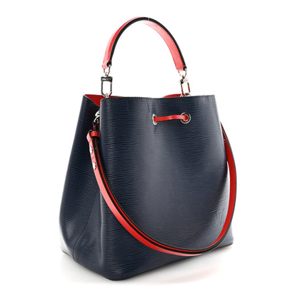Louis Vuitton Epi Neonoe Indigo Coquelicot 3 of 10