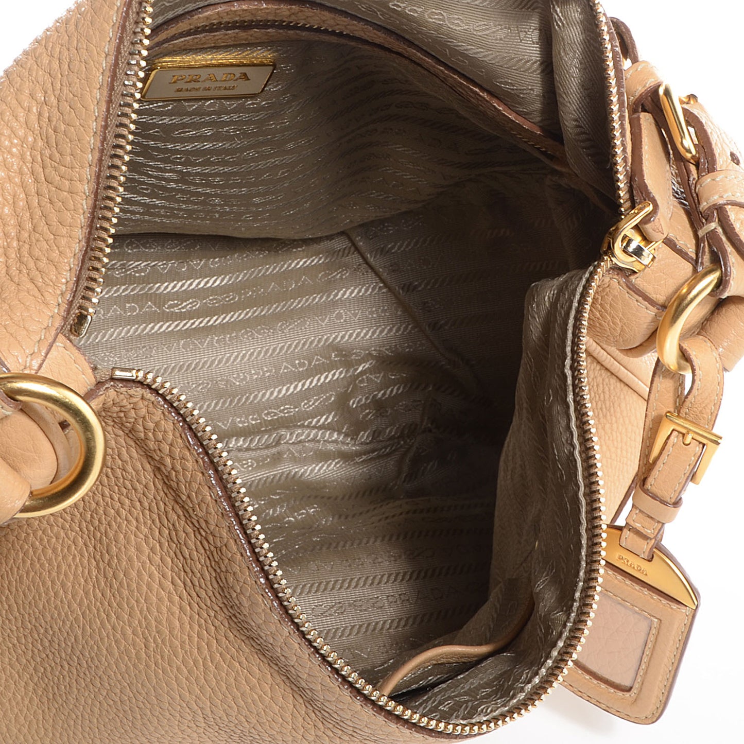 Vitello Daino Hobo Sabbia