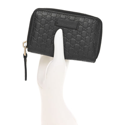 Gucci Microguccissima Zip Around Card Case Black 2 of 10