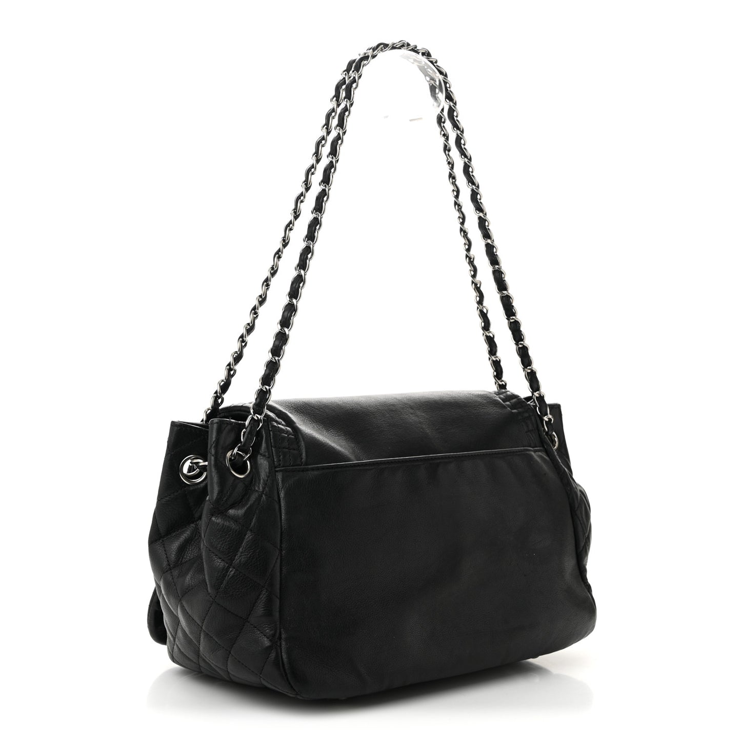 Calfskin Medium On the Bund Flap Black