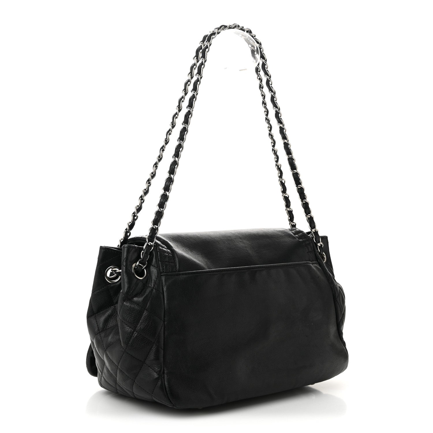 Chanel Calfskin Medium On the Bund Flap Black 3 of 14