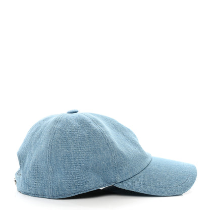 Chanel Denim Cap Hat Blue 4 of 8