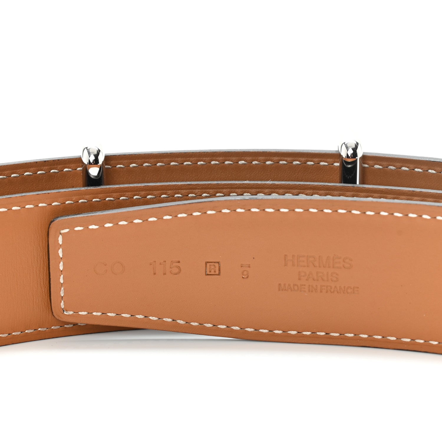 Hermes Box Swift 32mm Idem Belt 115 Black Gold 3 of 5