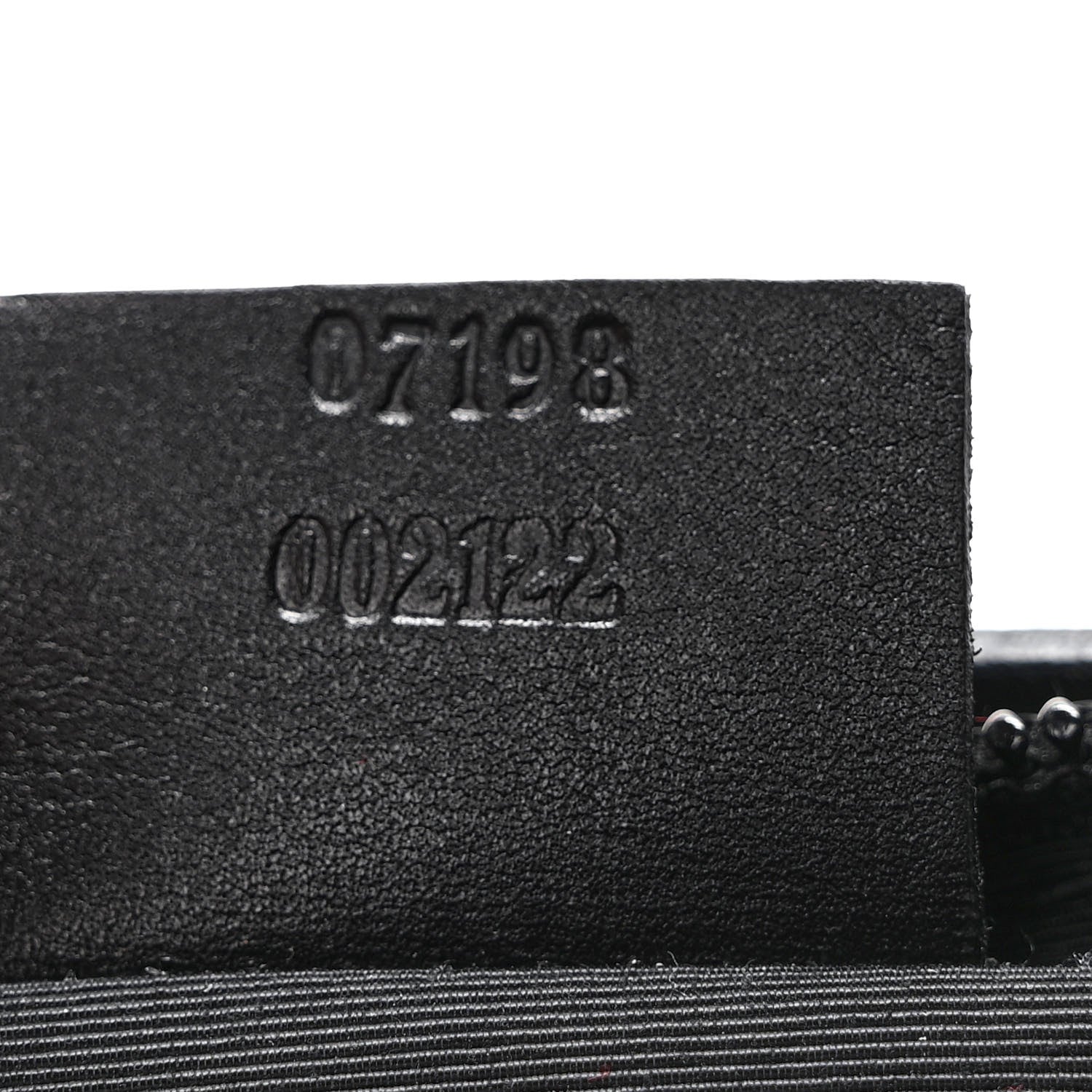 Gucci Denim Monogram Boat Pochette Black 7 of 9