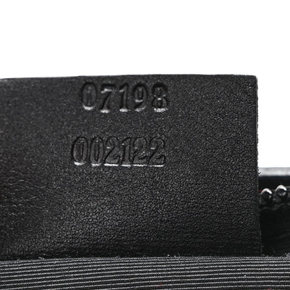 Gucci Denim Monogram Boat Pochette Black 7 of 9