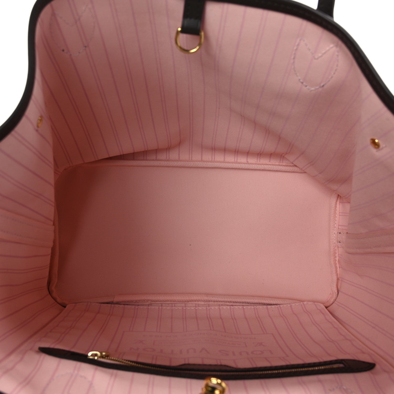 Louis Vuitton Damier Ebene Neo Neverfull MM Rose Ballerine 5 of 8