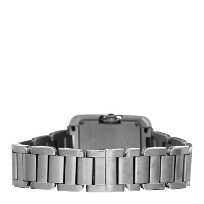 Cartier Stainless Steel 23mm Tank Anglaise Quartz Watch 3 of 4