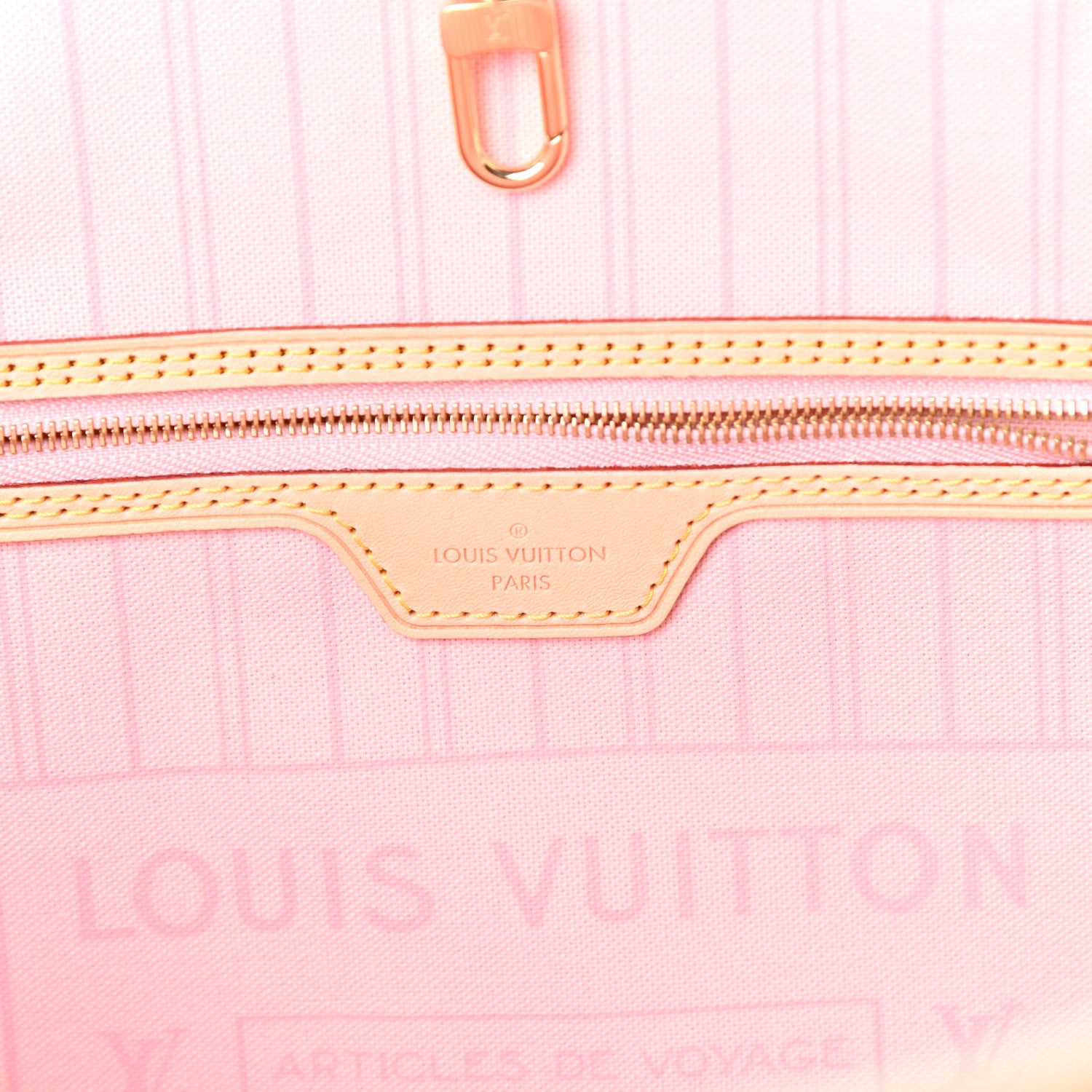 Louis Vuitton Damier Azur Neo Neverfull MM Rose Ballerine 6 of 8