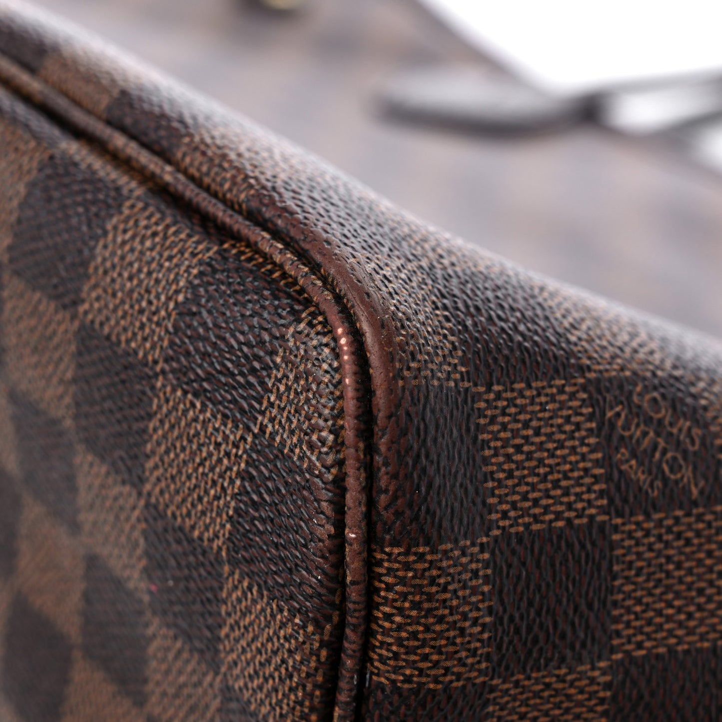 Damier Ebene Neo Neverfull MM Rose Ballerine