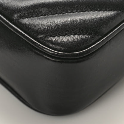 Saint Laurent Calfskin Matelasse Monogram Lou Belt Bag Black 6 of 7