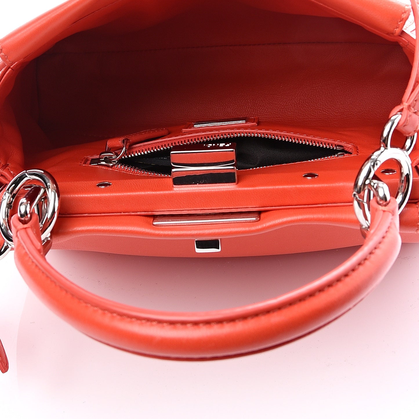 Nappa Mini Peekaboo Iconic Satchel Papavero