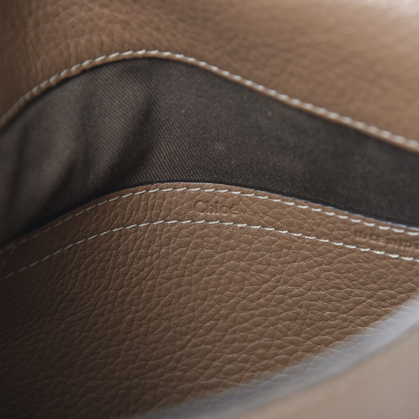 Calfskin Medium Marcie Round Crossbody Bag Nut
