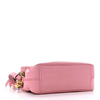 Prada Vitello Daino Medium Double Zip Shoulder Bag Petalo 4 of 9