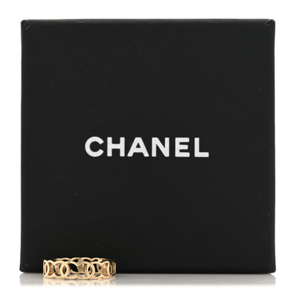Chanel Metal CC Ring 52 6 Gold 5 of 5