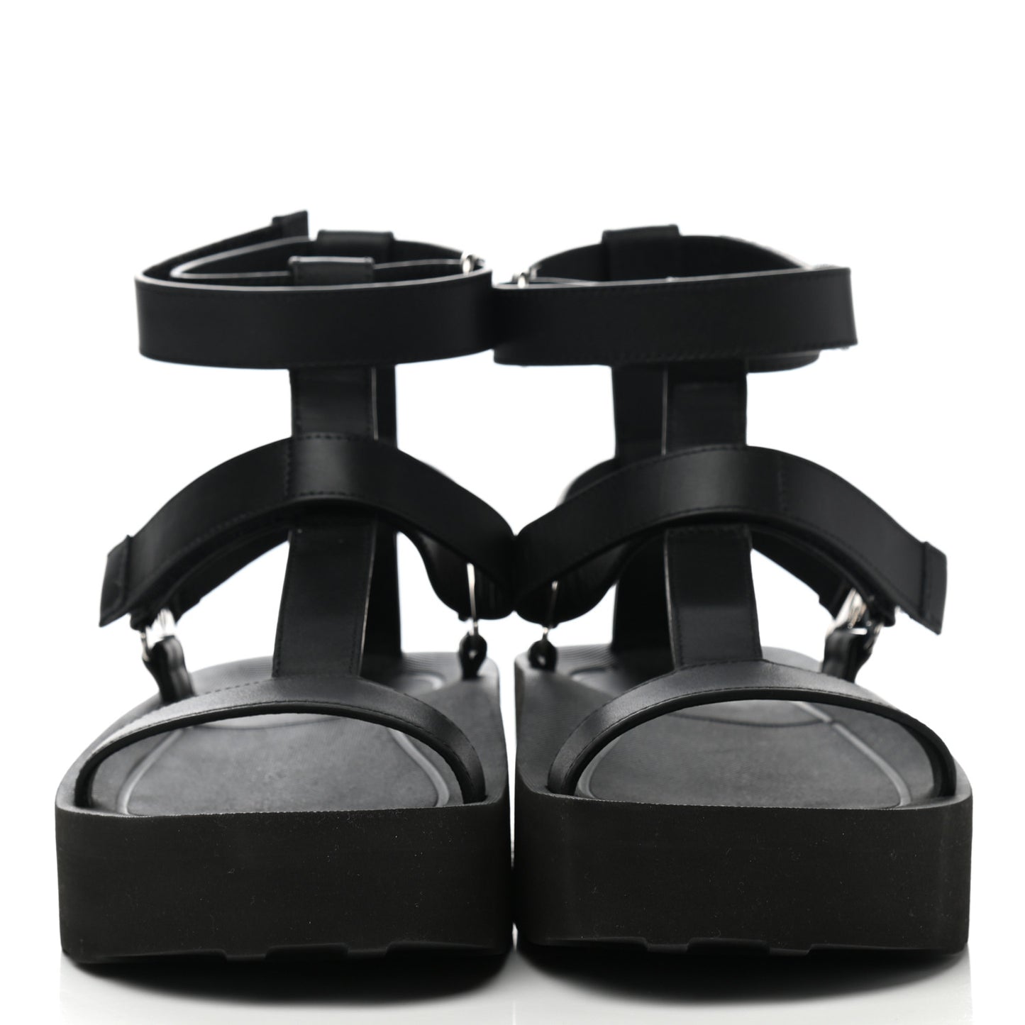 Calfskin Womens Enid Sandals 37 Black