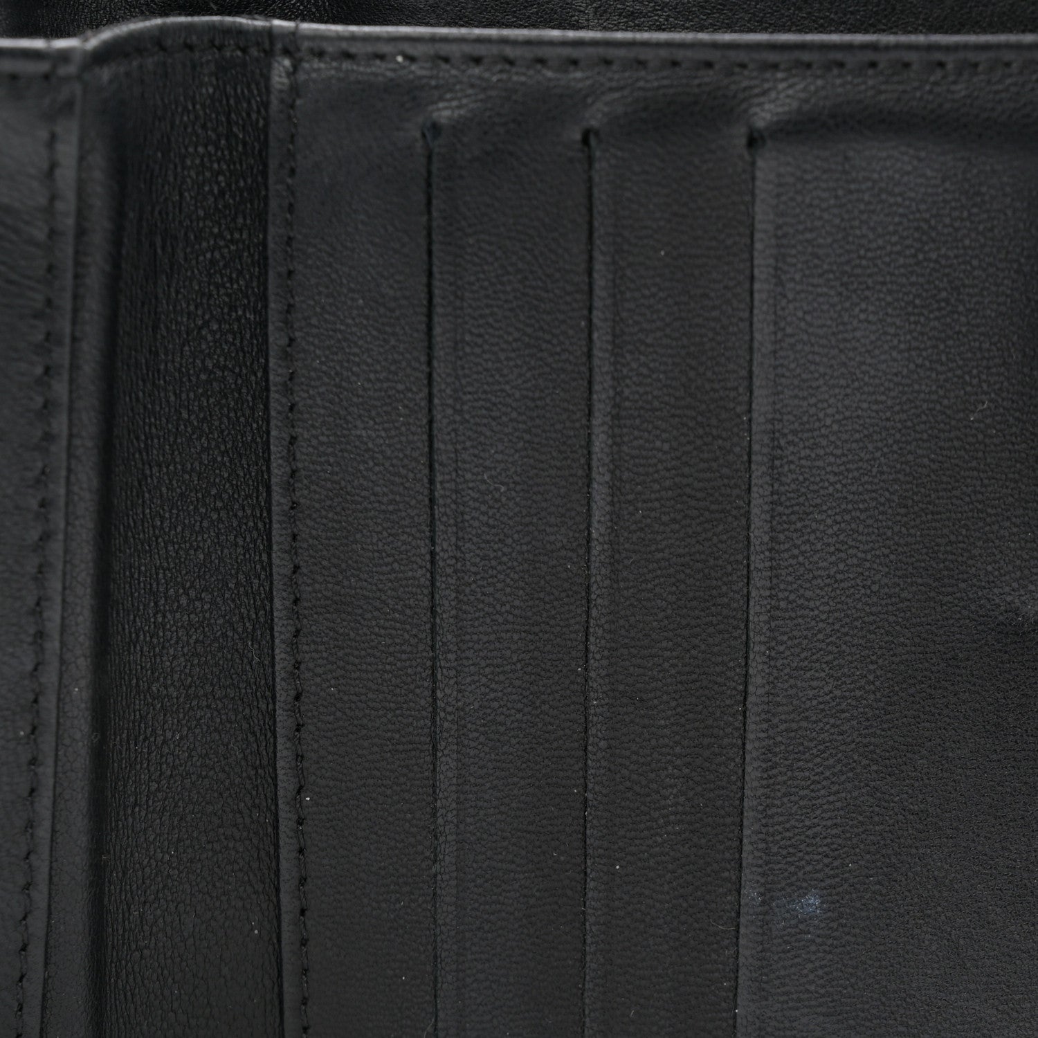 Chanel Calfskin Lucky Symbols Compact French Flap Wallet Black 8 of 10