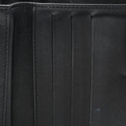 Chanel Calfskin Lucky Symbols Compact French Flap Wallet Black 8 of 10