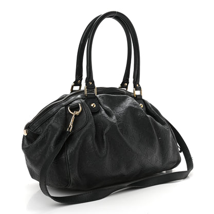 Gucci Guccissima Medium Sukey Boston Black 2 of 16