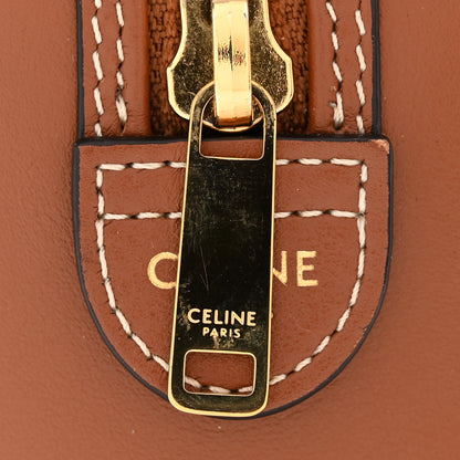 Celine Smooth Calfskin Triomphe Small Boston Bag Tan 33 of 40