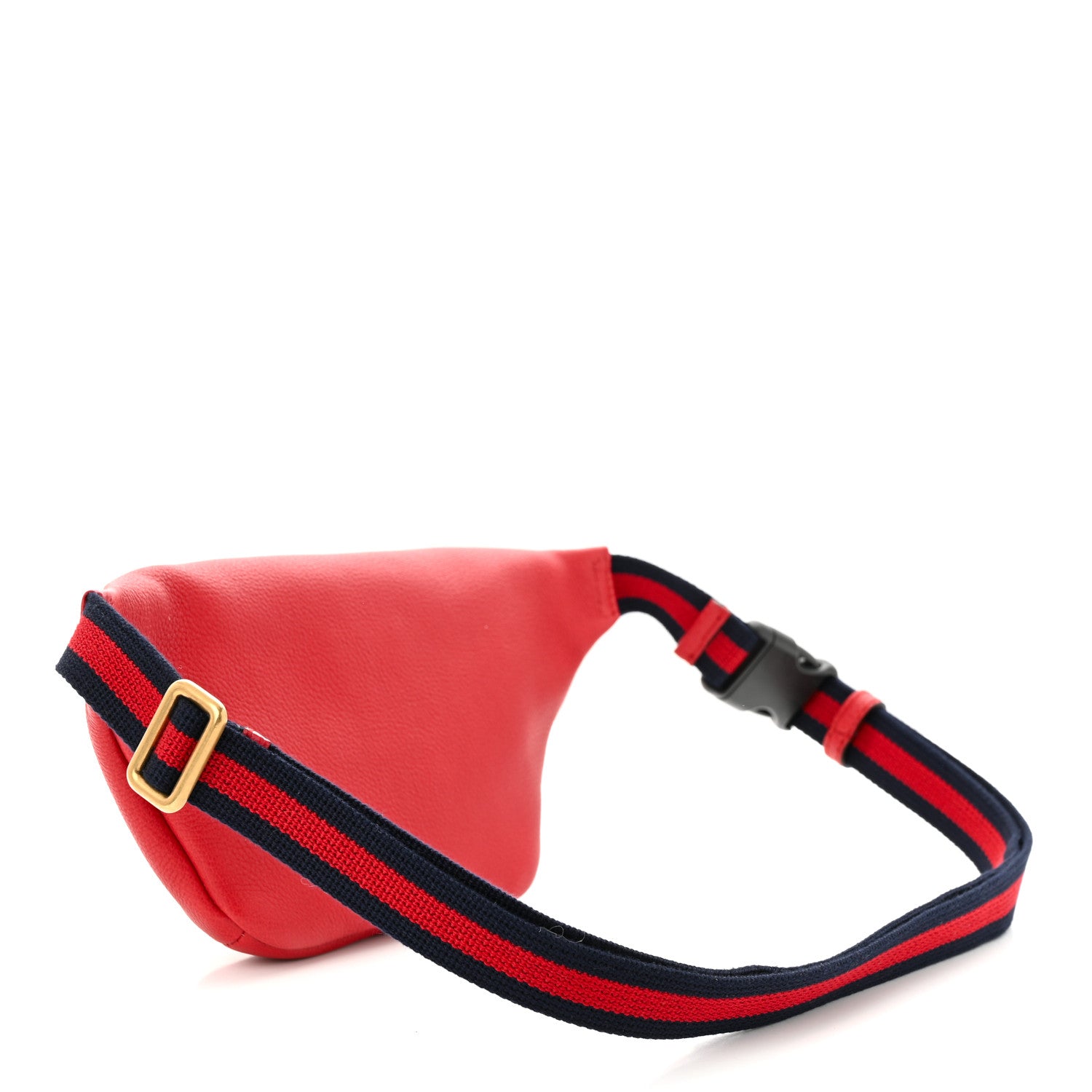 Gucci Grained Calfskin Small Logo Belt Bag Hibiscus Red 3 of 10