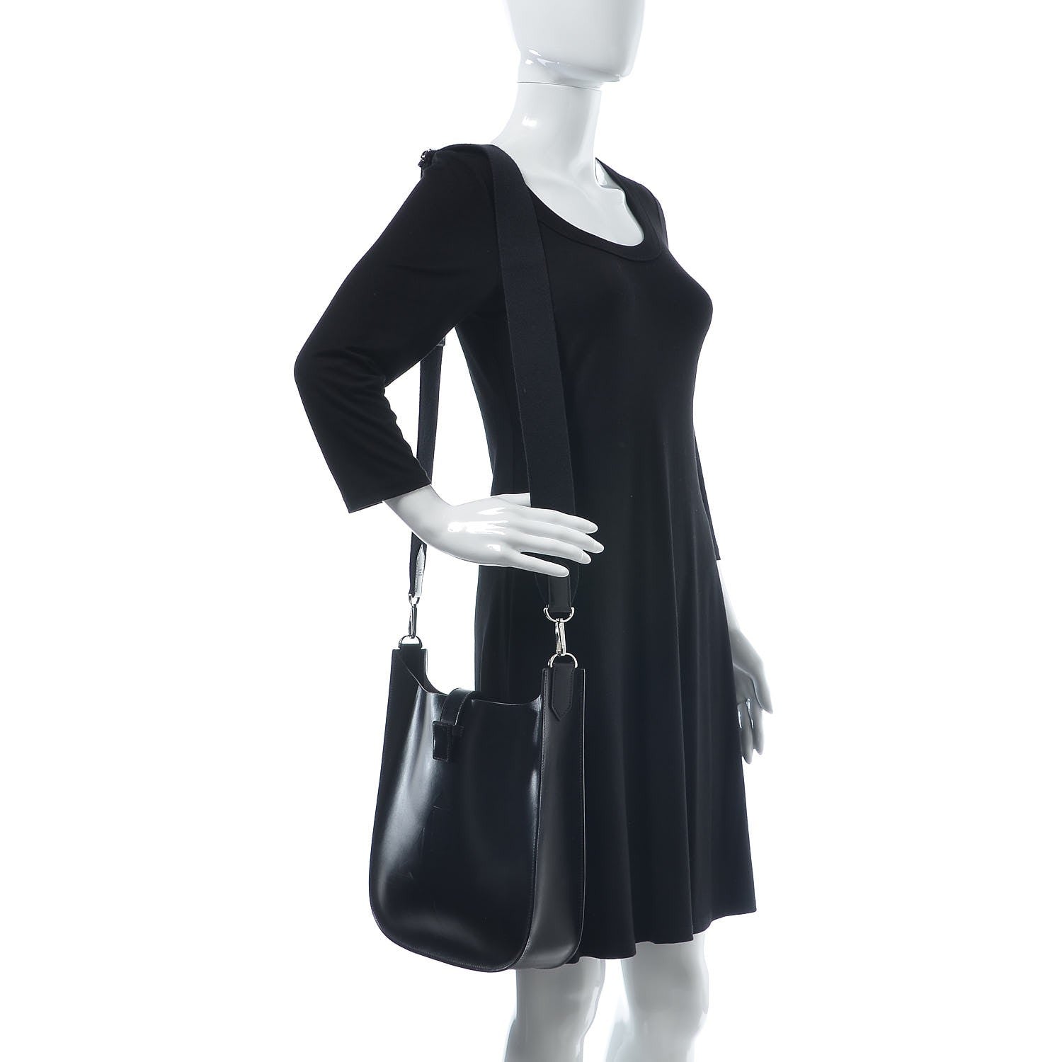 Hermes Vache Hunter Evelyne Sellier 29 PM Black 2 of 11