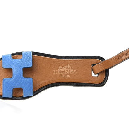 Hermes Epsom Butler Calfskin Hunter Oran Nano Bag Charm Bleu Frida 3 of 4