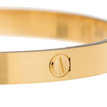Cartier 18K Yellow Gold Brushed Finish LOVE Bracelet 16 5 of 9