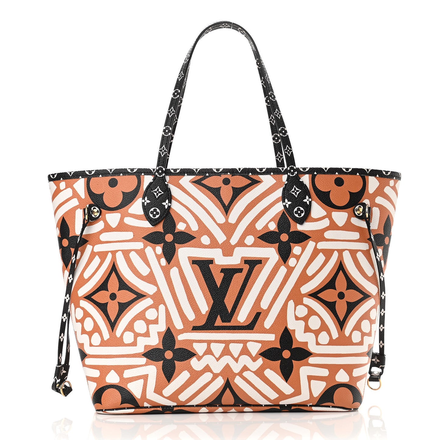Monogram Giant Crafty Neverfull MM Creme Caramel
