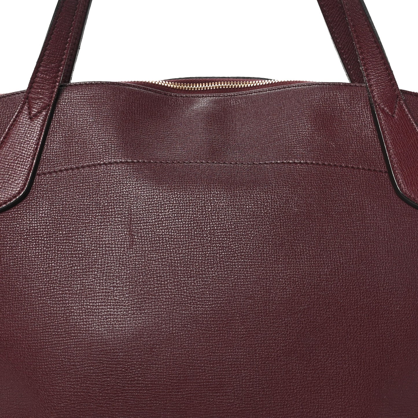 Derby Calfskin House Check Medium Welburn Tote Mahogany Red