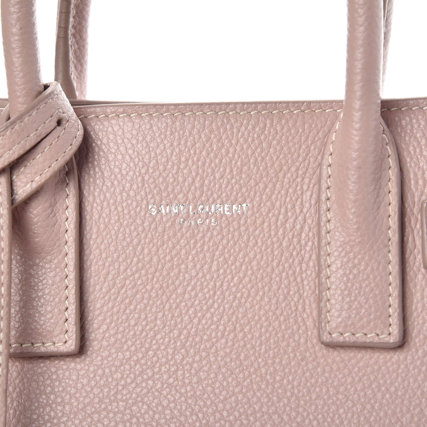Grained Calfskin Nano Sac De Jour Antique Rose