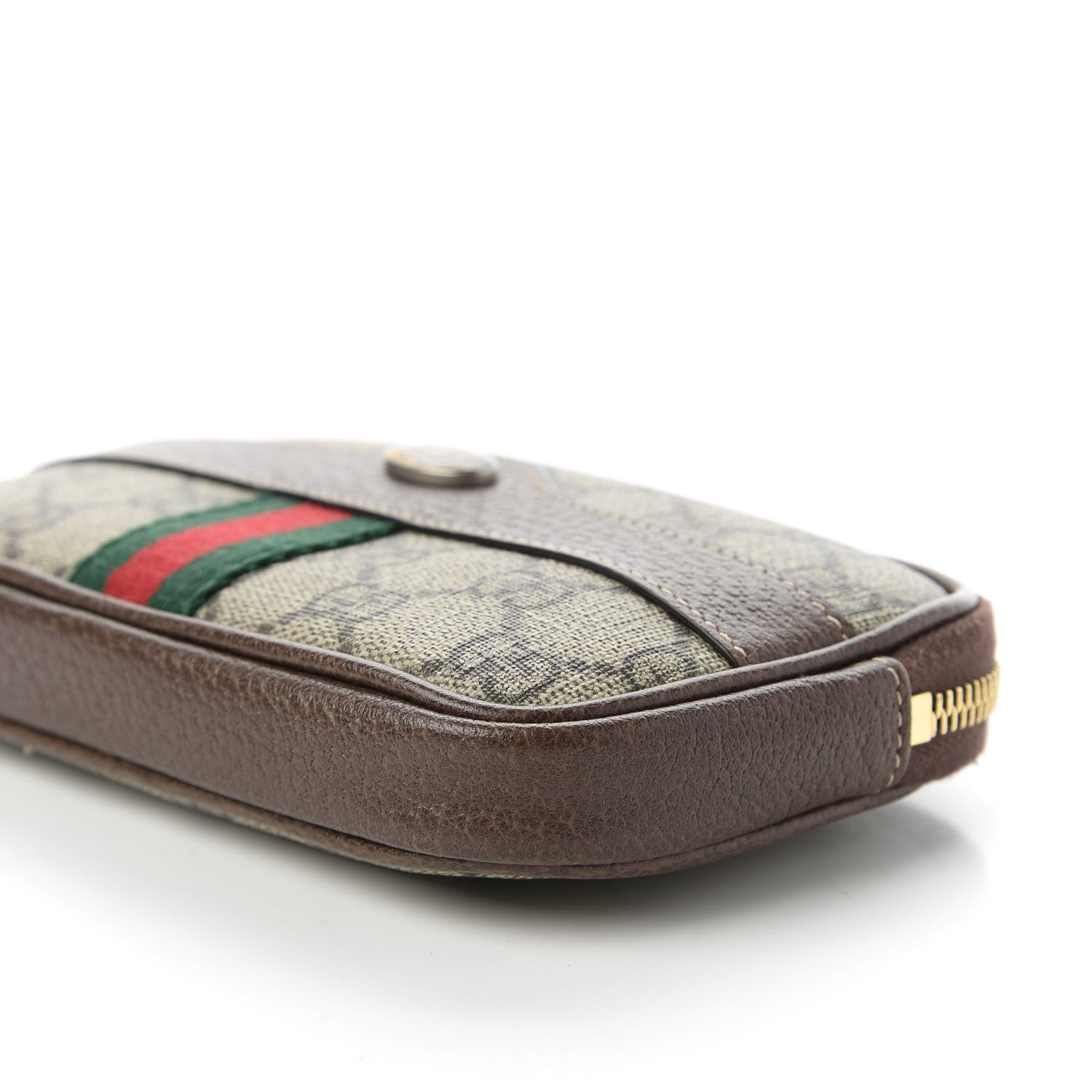 Gucci GG Supreme Monogram Ophidia Belted iPhone Case 85 34 Dark Brown 7 of 11