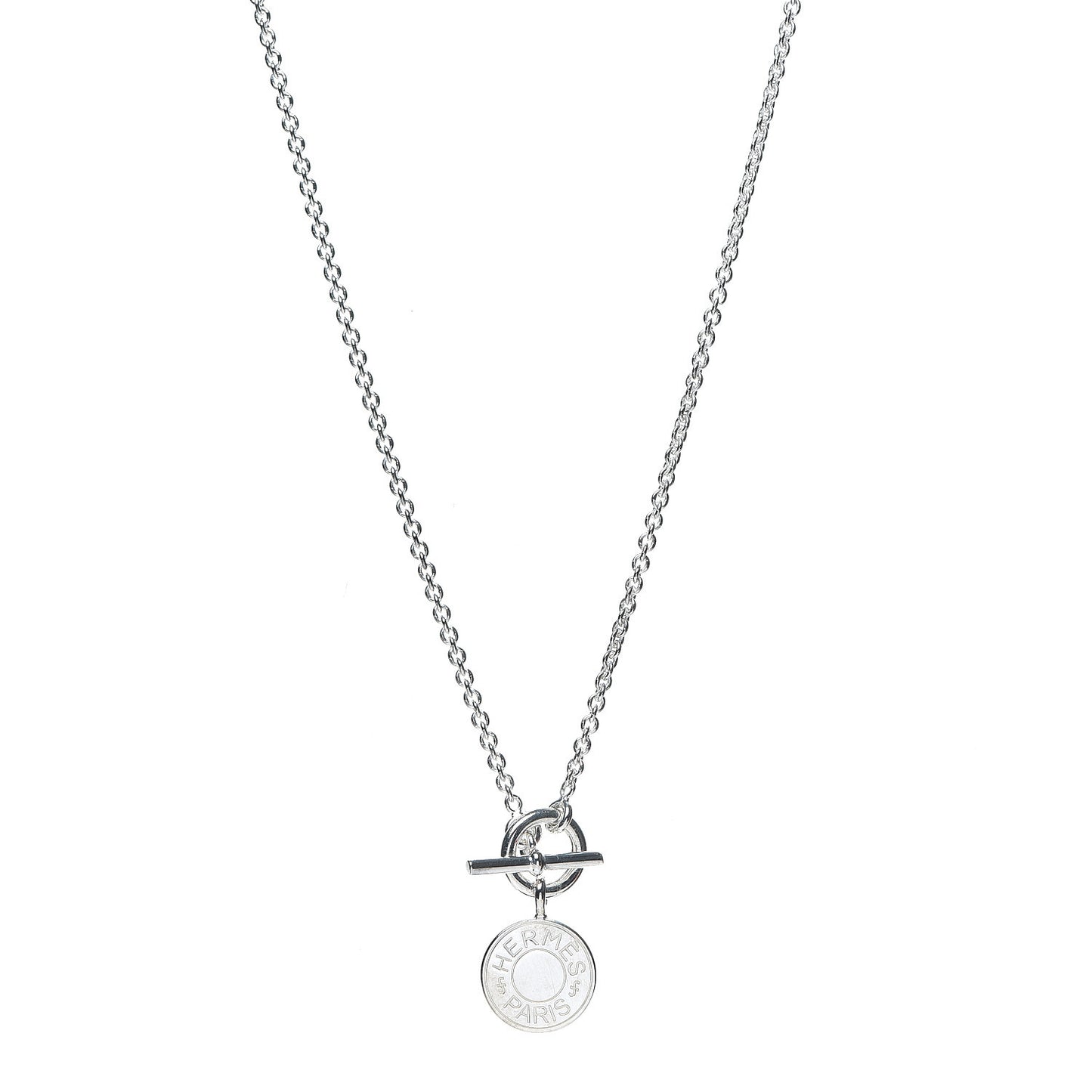 Sterling Silver Amulettes H Confettis Pendant Necklace