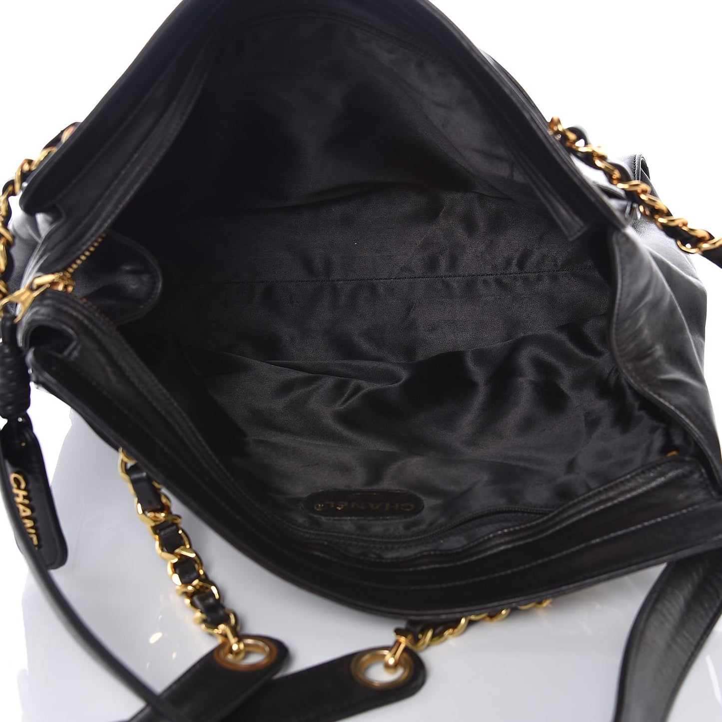Lambskin CC Shoulder Bag Black