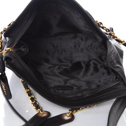Chanel Lambskin CC Shoulder Bag Black 5 of 7