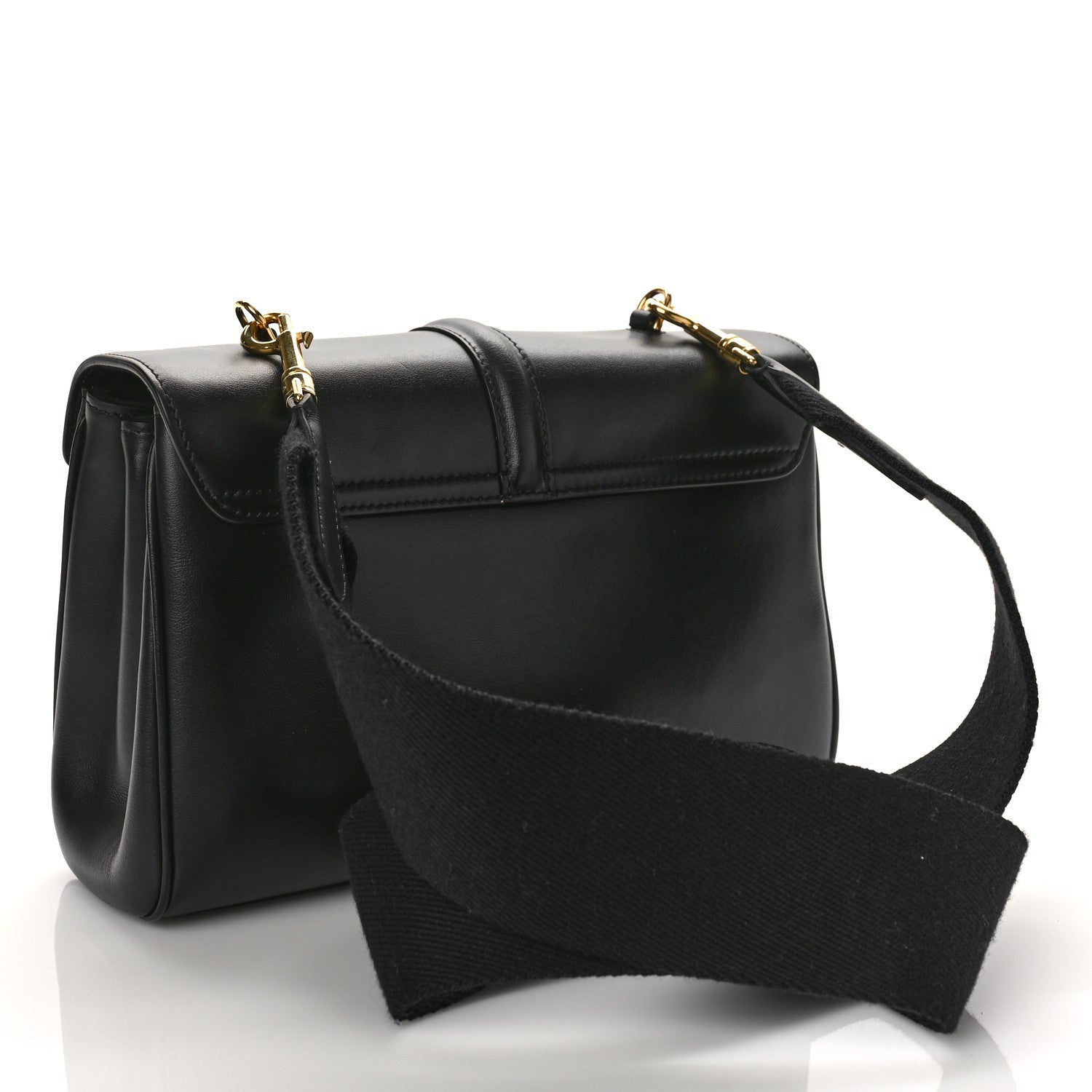 Celine Smooth Calfskin Teen 16 Crossbody Bag Black 2 of 8
