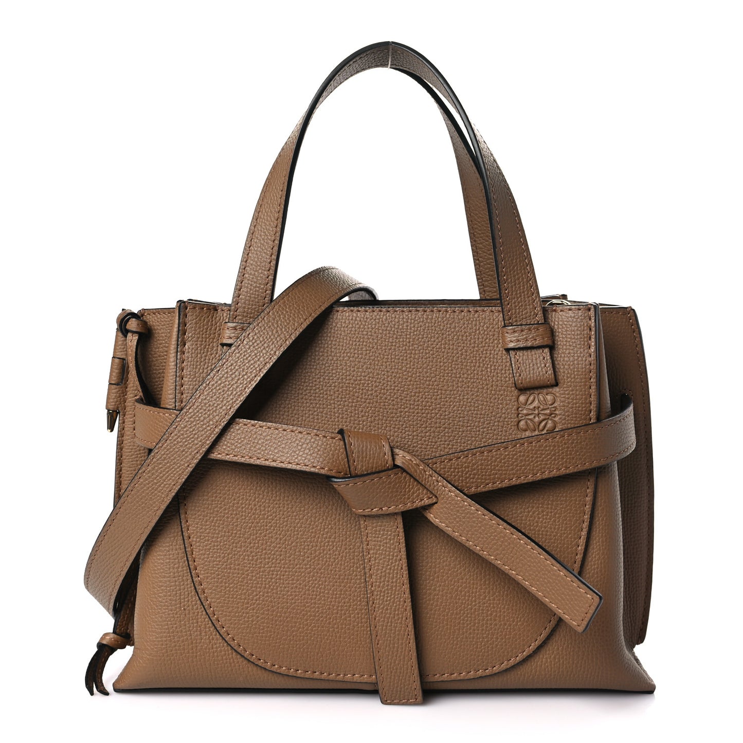 Calfskin Mini Gate Tote Oak