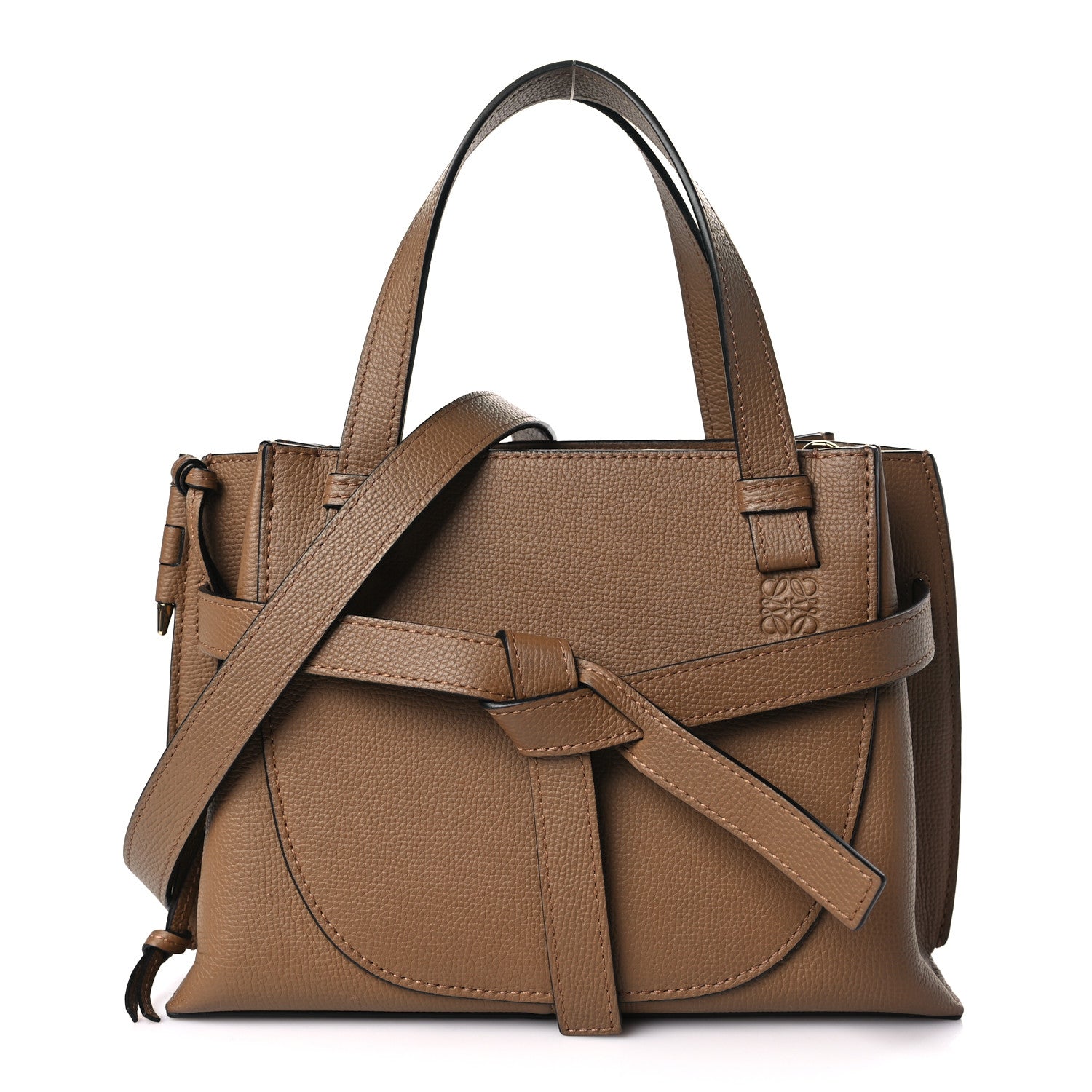 Loewe Calfskin Mini Gate Tote Oak 1 of 8