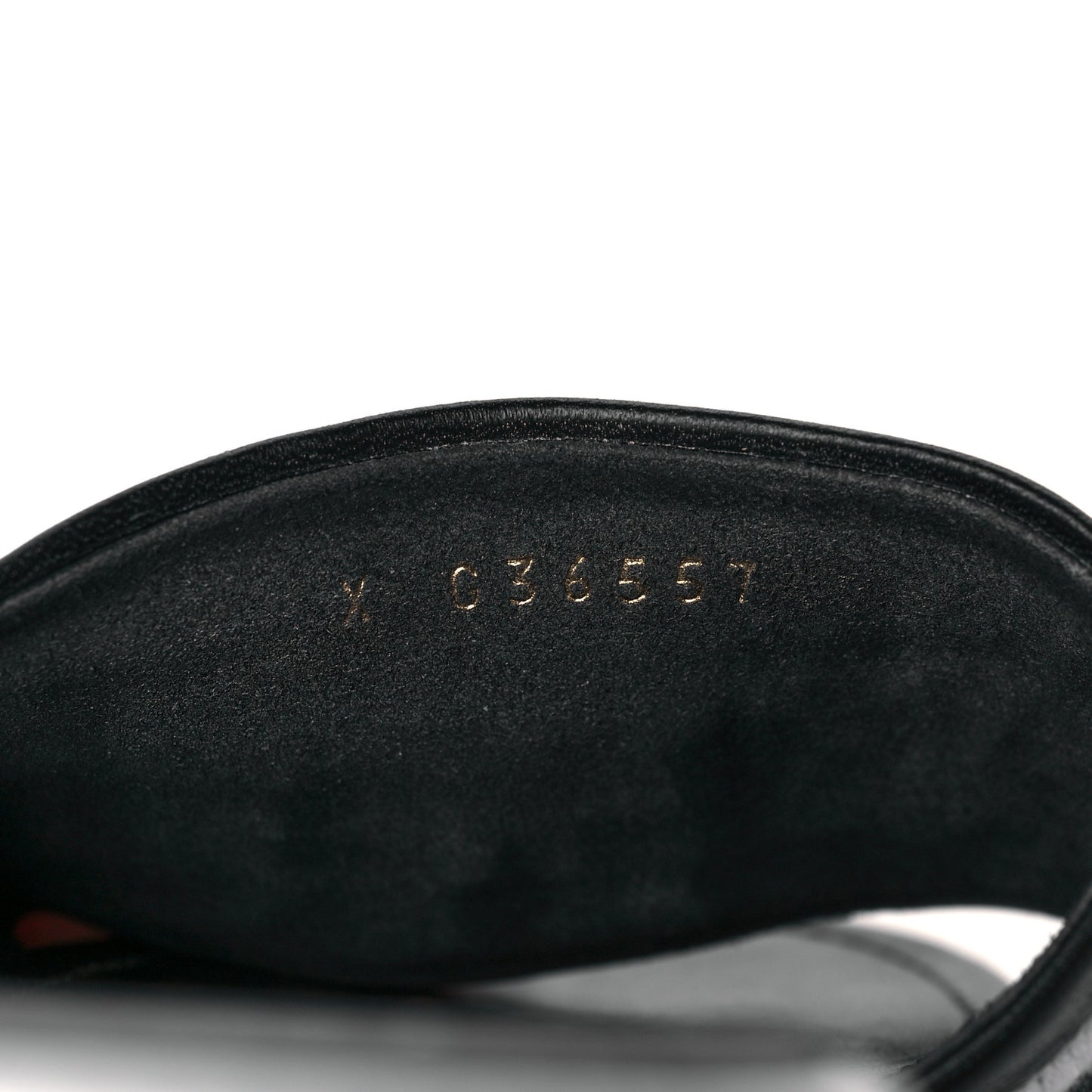 Lambskin Embroidered CC Mule Sandal 39 Black White