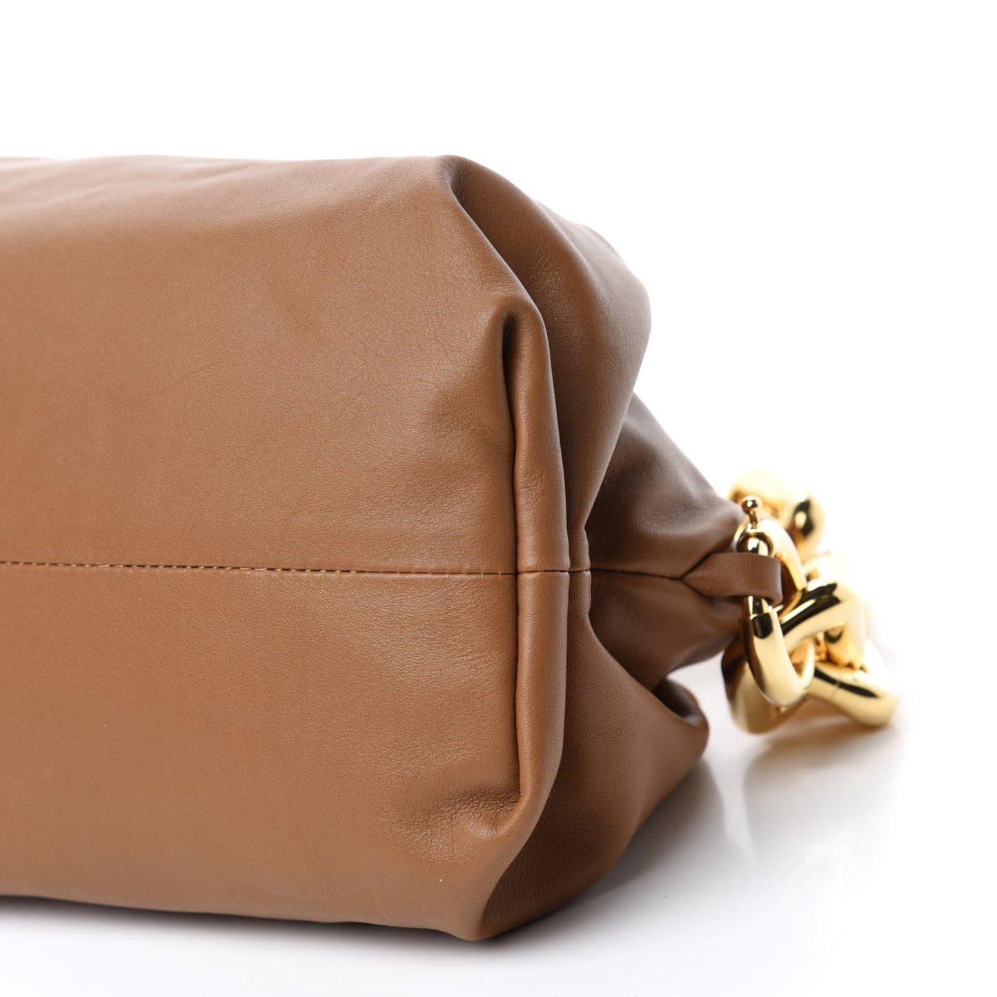 Calfskin The Pouch Chain Cammello