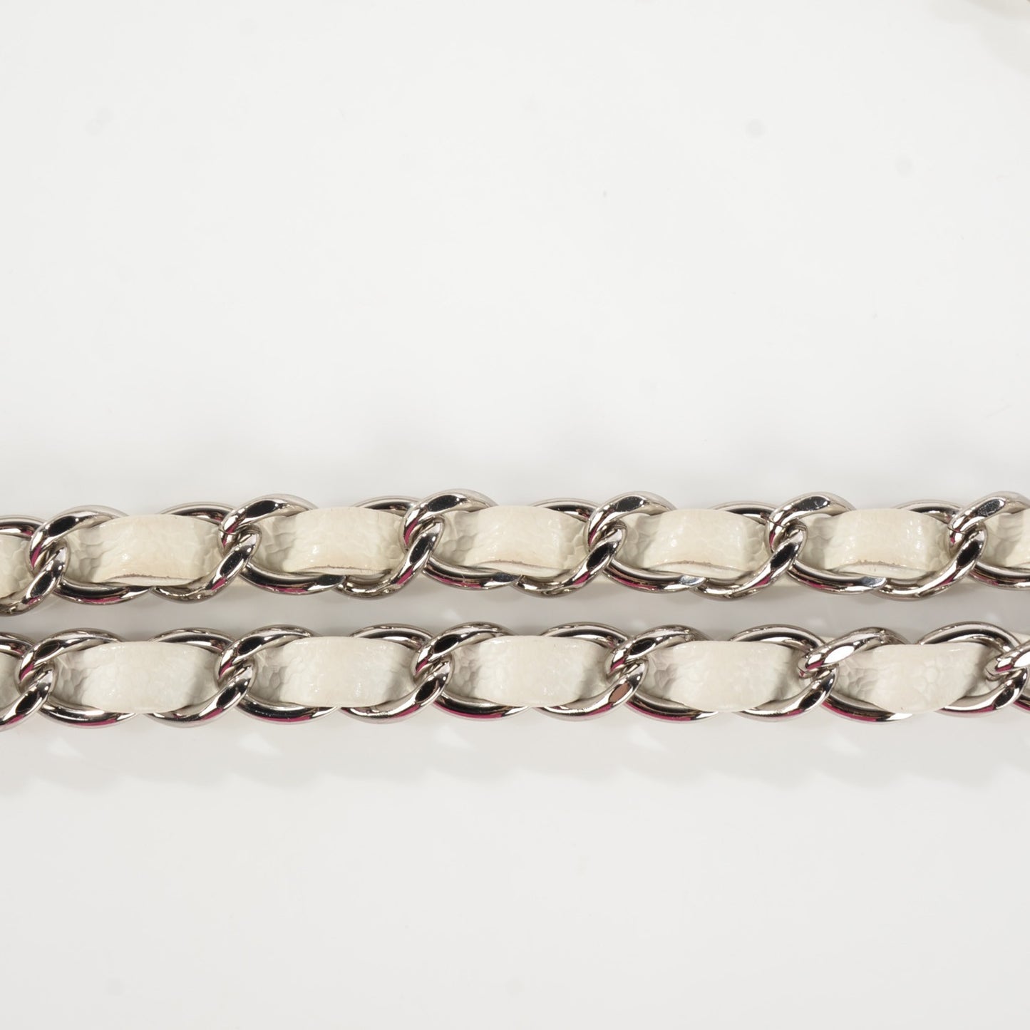 Caviar Quilted Jumbo Single Flap White