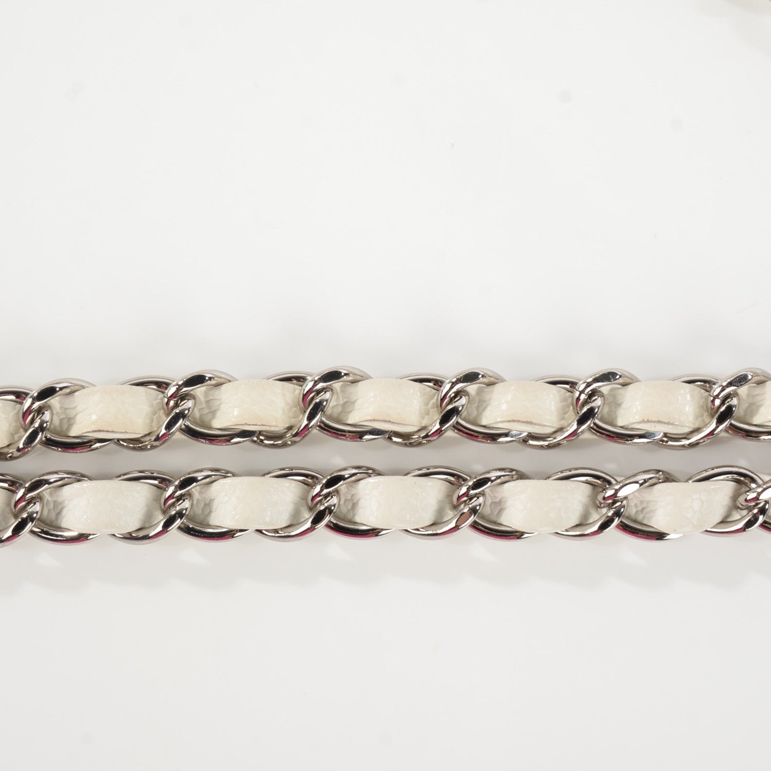 Chanel Caviar Quilted Jumbo Single Flap White 6 of 15