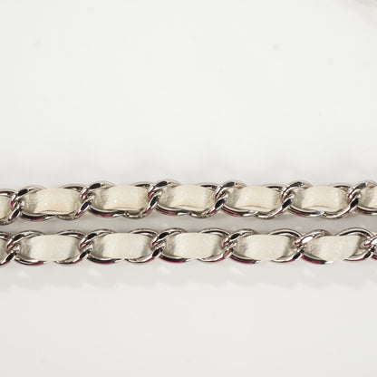 Chanel Caviar Quilted Jumbo Single Flap White 6 of 15