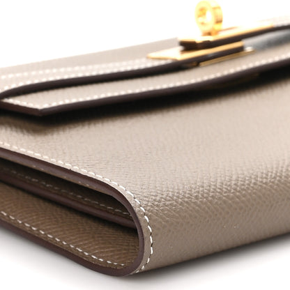 Hermes Epsom Kelly Longue Wallet Etoupe 11 of 13