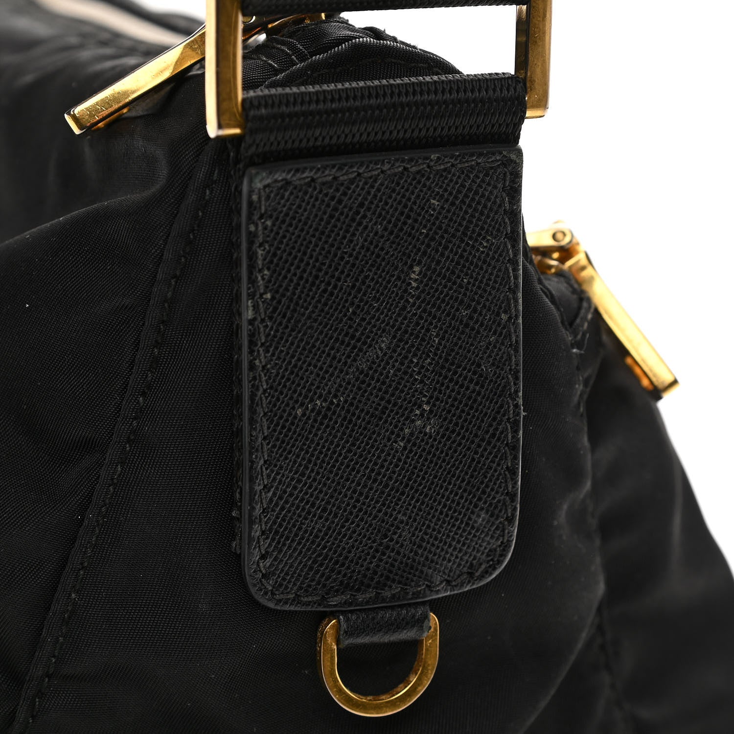 Prada Nylon Tessuto Messenger Bag Black 13 of 15