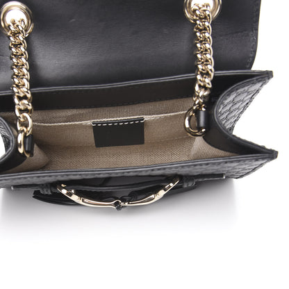 Gucci Microguccissima Mini Emily Shoulder Bag Black 4 of 11