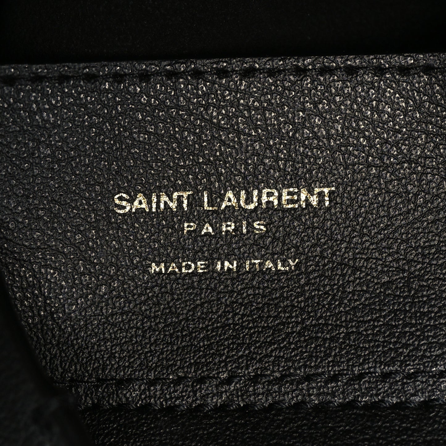 Calfskin Large Shopping Tote Black