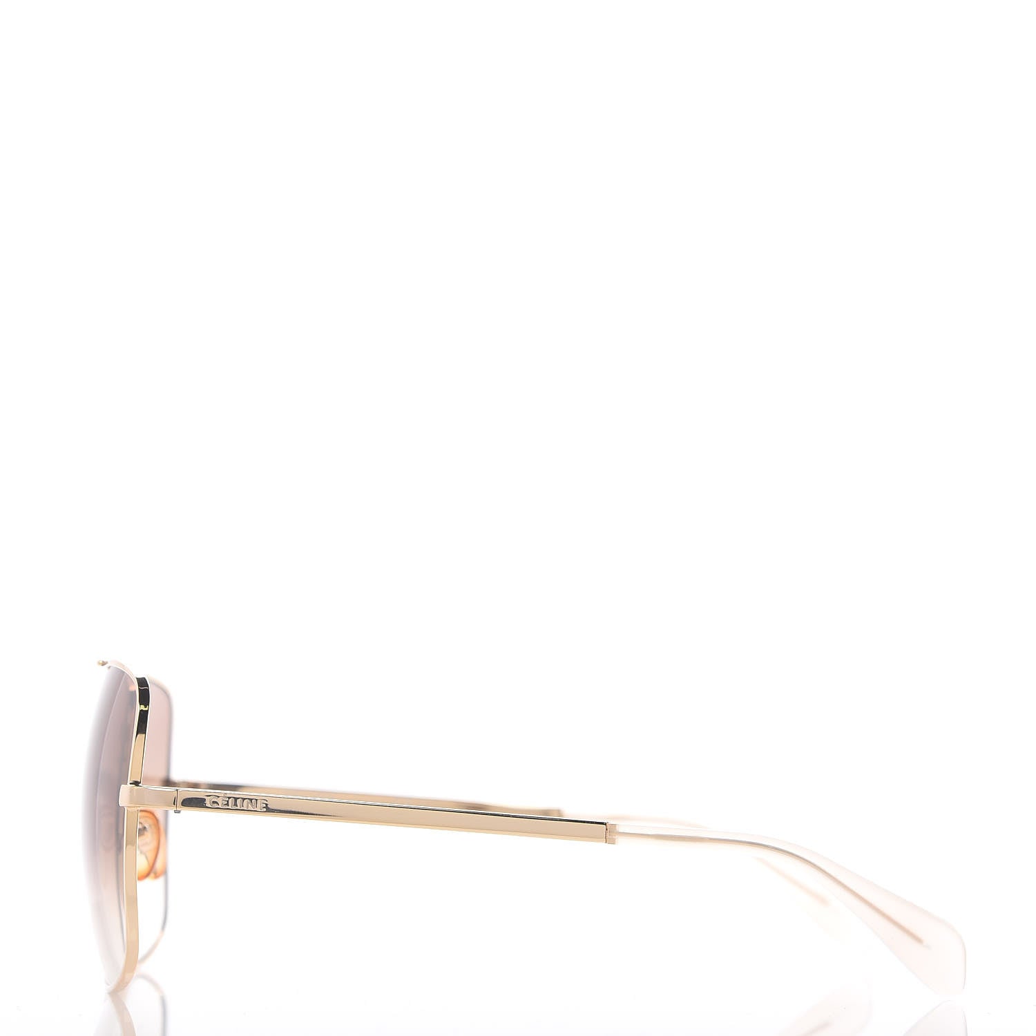 Celine Metal Sunglasses CL 41808/S Gold 2 of 6