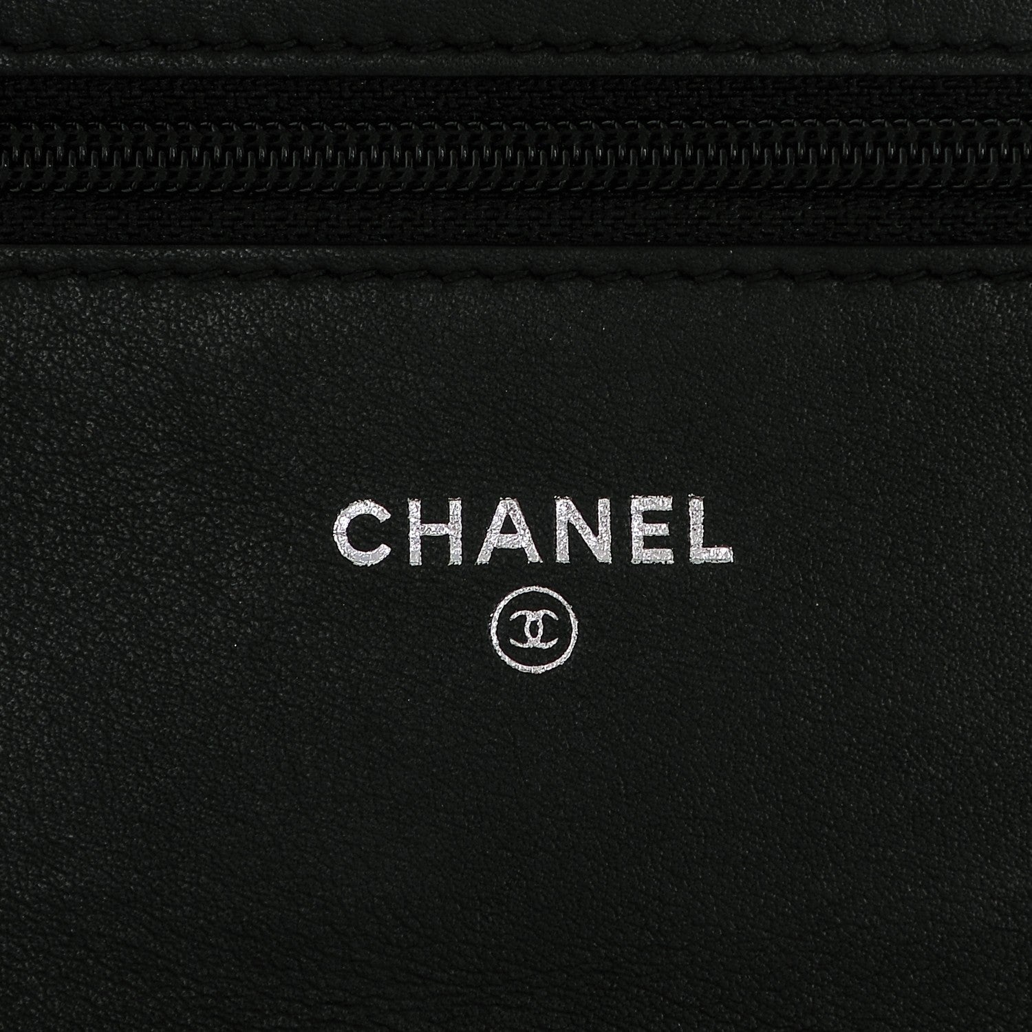 Chanel Patent Quilted Brilliant Wallet On Chain WOC Black 6 of 8