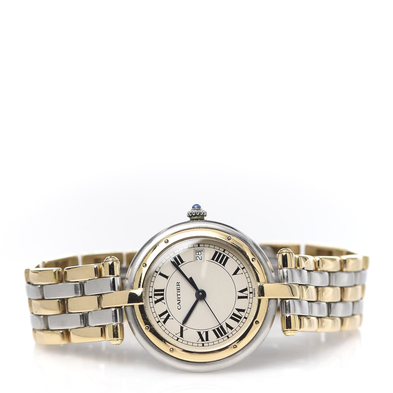 Cartier Stainless Steel 18K Yellow Gold 29mm Panthere Vendome Quartz Watch 3 of 6