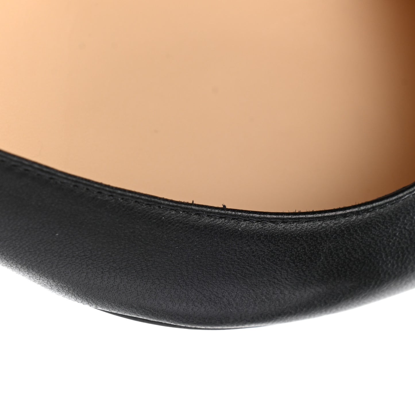 Shiny Nappa Ballalla Flats 40 Black